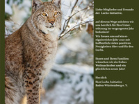 Weihnachtsgrukarte 2019 der Luchs-Initiative