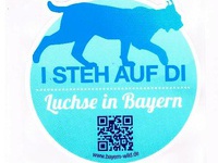 Der Luchs-Aufkleber Bayern